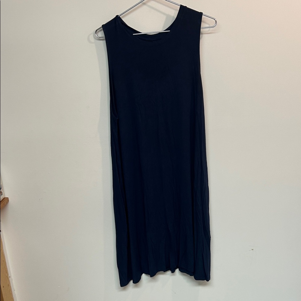 Time and Tru Navy Midi Dress
